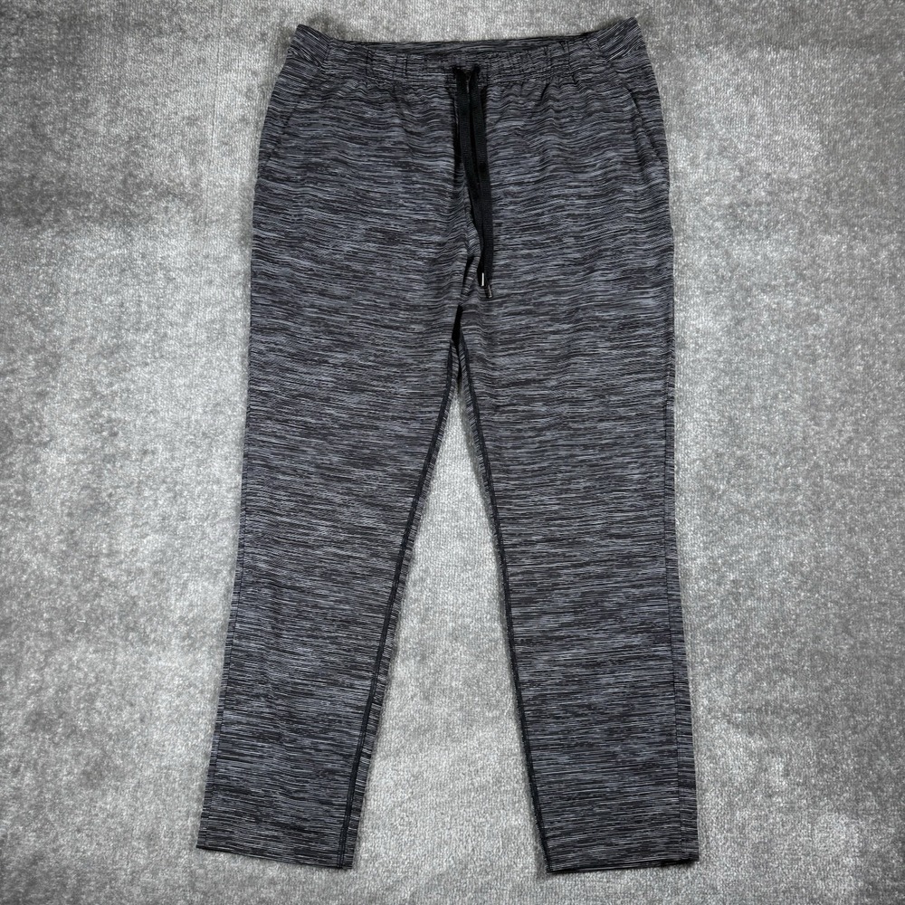 Lululemon Pants Women's 10 Black White Space Dye Yoga Athleisure